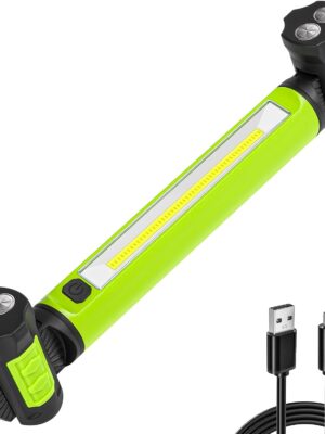 Work Light, 2500LM Bright LED Work Lights, 5200mAh Rechargeable Magnetic Underhood Work Light