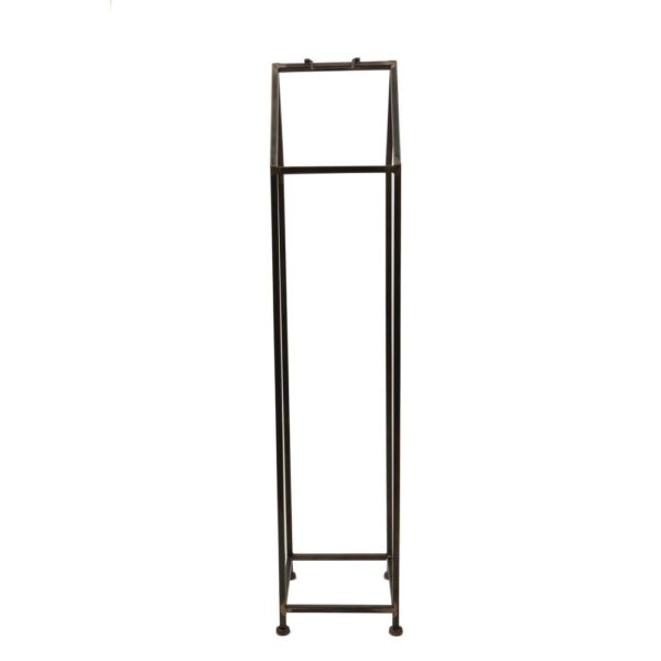 40edccb7b1f046c7bcc1aa86c487e071 3R Studios House Shaped Metal Log Holder