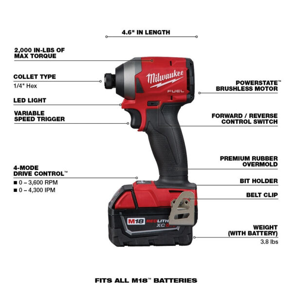 4313d8670a87478da7f41228d38a1367 18V M18 Lithium-Ion Brushless Cordless 7-Tool Combo Kit 5.0 Ah