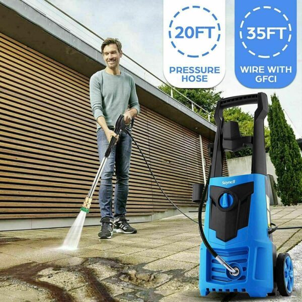 4353c10b859c44db817999d02db80d48 Suyncll Electric Pressure Washer 3000PSI, 2.4GPM High Power Washer Cleaner NEW