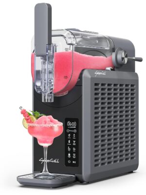 Slushie Machine - Professional Frozen Drink Maker No Ice Needed- 70 oz Slushy Machine for Home with LED Display - One-Touch Reservation & 6 Pre-set Programs for Frozen Margaritas, Frappés & Ice Cream