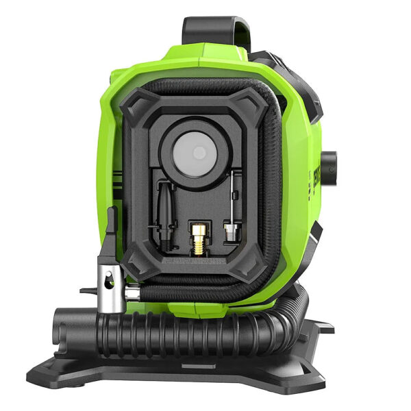 48236b826c4846728ad3659548440cf8 24 Volt Battery Powered 160-PSI Inflator with 2.0 Ah USB-C Battery & Charger - Green
