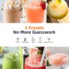 Slushie Machine - Professional Frozen Drink Maker No Ice Needed- 70 oz Slushy Machine for Home with LED Display - One-Touch Reservation & 6 Pre-set Programs for Frozen Margaritas, Frappés & Ice Cream