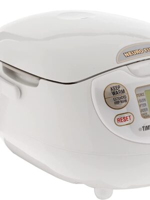 Zojirushi, Made in Japan Neuro Fuzzy Rice Cooker, 5.5-Cup, Premium White