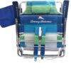 2 Backpack Beach Chairs with Storage Pouch and Towel Bar