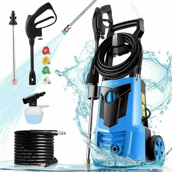 4a2d4cf142a94f5b83573d1fca0b6d0e Suyncll Electric Pressure Washer 3000PSI, 2.4GPM High Power Washer Cleaner NEW