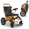 2020 New Folding Ultra Lightweight Electric Power Wheelchair, Silla de Ruedas Electrica, FDA Approved and Air Travel Allowed, Heavy Duty, Mobility Motorized, Portable Power (17.5′′ Seat Width)