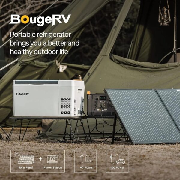 4b2be52561e44726b3d12cb42d2a58ad 12 Volt Refrigerator 12V Car Fridge 23 Quart Portable Freezer Compressor Cooler 12/24V DC 110~240 Volt AC for Truck Van RV Camper SUV Travel Camping Road Trips Tailgating -7℉~50℉