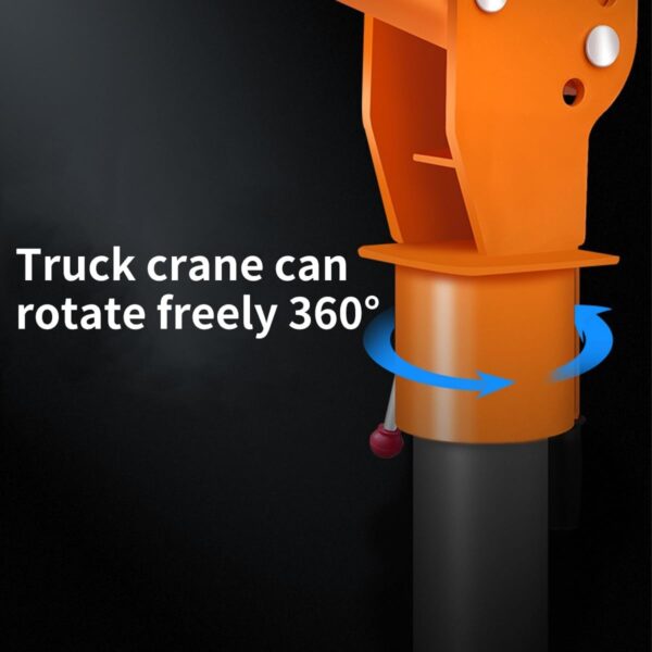 4e0f425e56c64323a00c1510b65529db 1100lb Folding Dismountable Household Hoist Truck Crane with Electric Hoist (110V) – 880lb Pulling Force, Jib Cranes for Factory, Warehouse, Construction