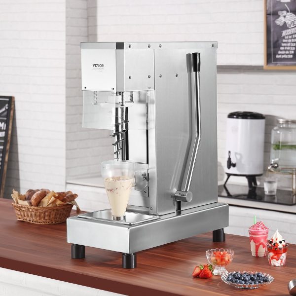 4f0a9dddf926488187131aded1e8b25e Vevor Ice Cream Blender 750W High Speed Mixer 1740 RPM 304 Stainless Steel New
