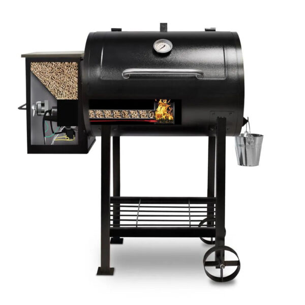 51478f3e117f494e82cd32ce8dd1a6e6 Pit Boss 700FB Wood Fired Pellet Grill with Flame Broiler, 700 Sq. In. Cooking Space
