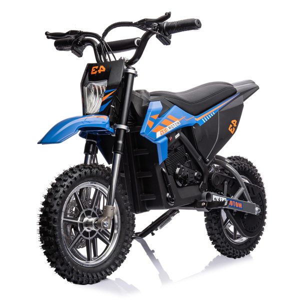54adc94b800f45c896bef738f953f20a 36V Kids Electric Dirt Bike, 36V, 350W, 15.5MPH, LED, 175lbs Max – Blue