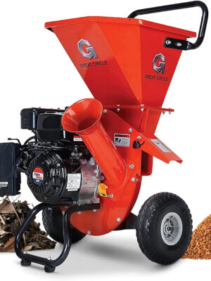 Wood Chipper Shredder Mulcher Heavy Duty Gas Powered