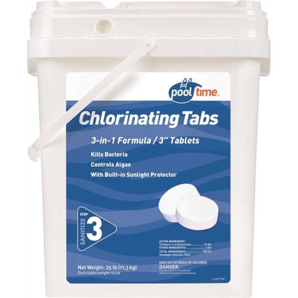 57bcac73a687477088d3efd1e11309ad Pool Time 21827PTM 35 lbs. Chlorinating Tablets