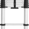 20313T1ASE SmartClose Telescoping Aluminum Ladder with Pinch-Free, Soft-Close Locking Mechanism (300-Pound Capacity, 12.5 ft. ladder with 16 ft. Max Reach) 16 Foot