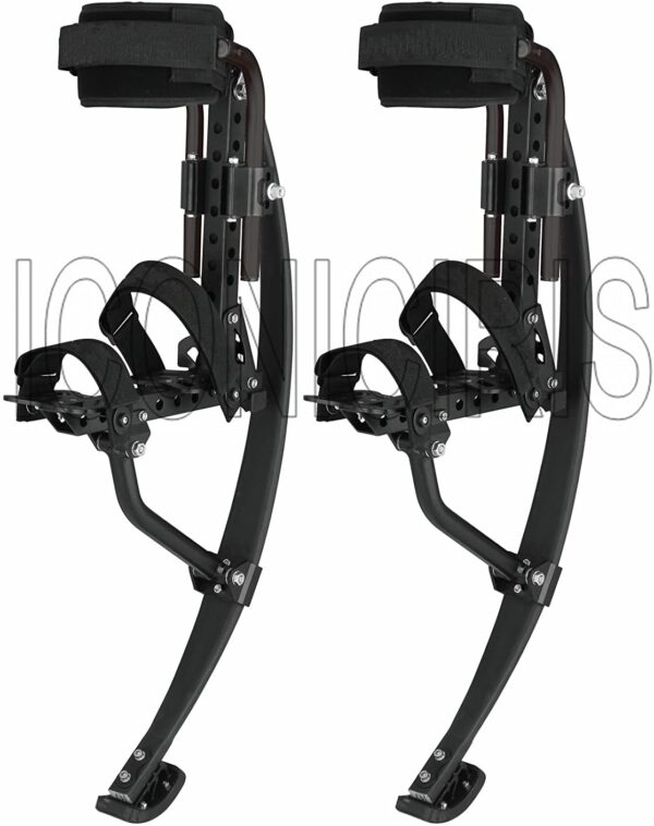 5b4ceb7fe55a44ef84a1e2480a183bdb-1 2018 New Model Jumping Stilts POGO Stilts Kangaroo Shoes Bouncing Spring Stilts Men Women Fitness Exercise Black