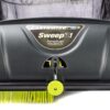 21-Inch Width Leaf & Grass Push Lawn Sweeper, Black