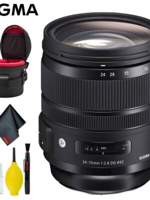 24-70mm f/2.8 DG Os HSM Art Lens for Canon EF (Intl Model) Kit