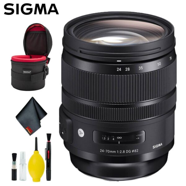 5ca6f57b29964902b27919d8580f0457 24-70mm f/2.8 DG Os HSM Art Lens for Canon EF (Intl Model) Kit