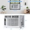 Window Air Conditioner With Reusable Filter & Controls, 6000 BTU 115V~, Suitable for 250 Sq.Ft