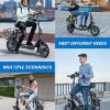 URBANMAX C1 Electric Scooter with Seat, 450W Powerful Motor up to 22 Miles Range