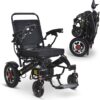 2020 New Folding Ultra Lightweight Electric Power Wheelchair, Silla de Ruedas Electrica, FDA Approved and Air Travel Allowed, Heavy Duty, Mobility Motorized, Portable Power (17.5′′ Seat Width)