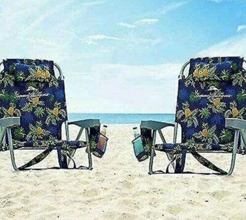 613a7f92aa6648ca8eabc8221a5a8d13 2 PACK || Tommy Bahama Backpack Beach Folding Deck Chair