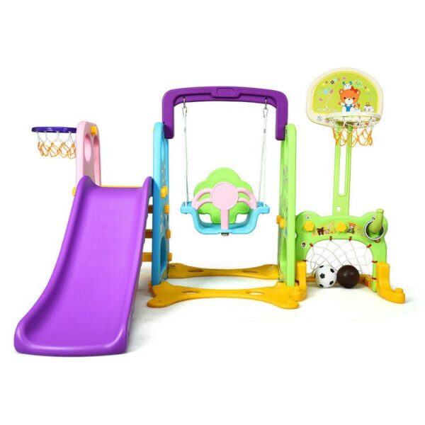 6412f6085d28474d83a8b20cf604fe44 Premium 6-In-1 Toddler Slide And Swing Playsets For Indoor Outdoor