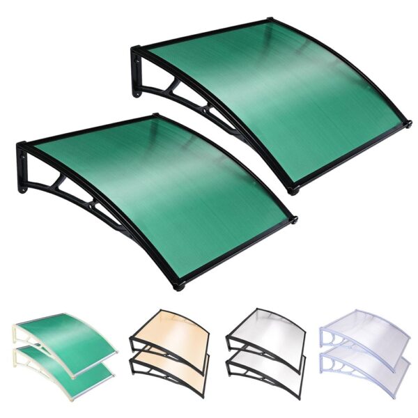 657b468cff6641fca66120906708c152 2 Pcs 3ft Awning Patio Cover Rain Protection Window