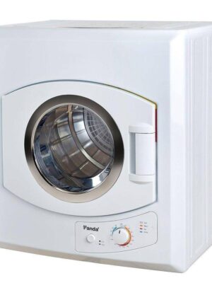 3.75 Cu.Ft Compact Electric Laundry Dryer – Portable Clothes Dryer with Easy Controls, White