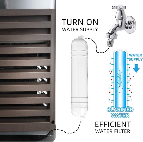 6857edb95534495db7264afd560787b1 YUTGMasst Commercial Ice – 110LBS/24H Stainless Steel Free-Standing Ice Machine Maker Air Cooling Ice