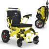 2020 New Folding Ultra Lightweight Electric Power Wheelchair, Silla de Ruedas Electrica, FDA Approved and Air Travel Allowed, Heavy Duty, Mobility Motorized, Portable Power (17.5′′ Seat Width)