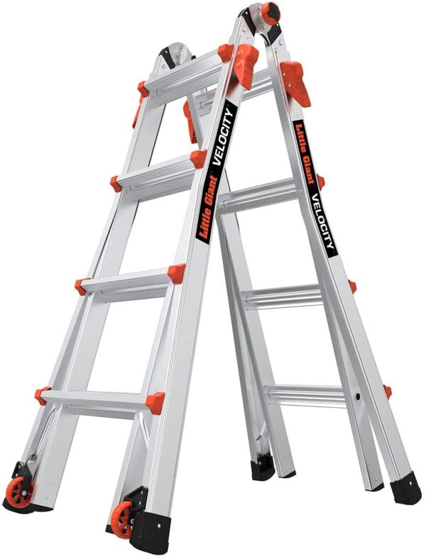 68b210e8b7b24c9b876c46a303c83b9a 22-Foot Velocity Multi-Use Ladder, 300-Pound Duty Rating, 15422-001