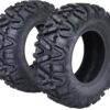 26x12x12 Atv Tires, Set of 2 Atv Tires 26x12-12 6PR, All Terrain Atv/Utv Off-Road Tires, Black