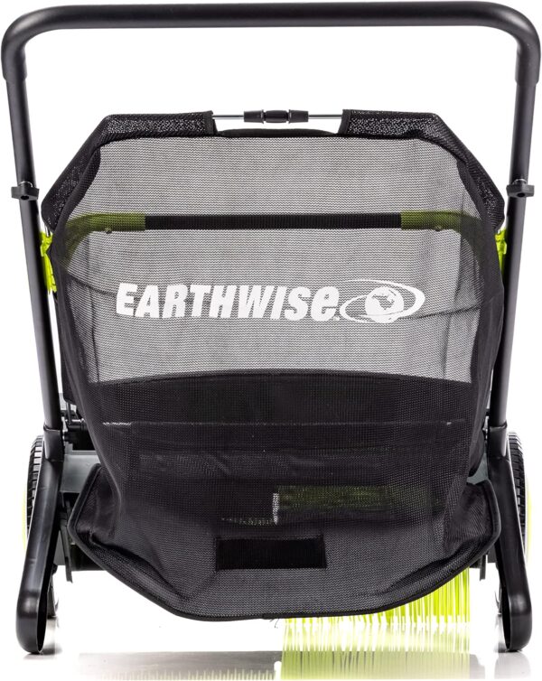 6cffad2faaaf42a0be23cf4bd8cd07bd 21-Inch Width Leaf & Grass Push Lawn Sweeper, Black