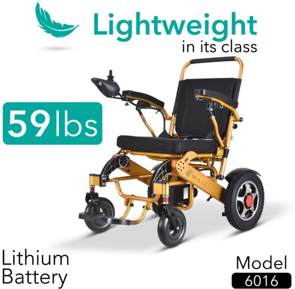 6d2bbbb704b54b93a17b319c9e4ca77d 2020 Model Wide Seats Fold & Travel Lightweight Wheelchair Motor Motorized Wheelchairs Electric Silla De Ruedas Power Wheelchair Power Scooter Aviation Travel Safe Heavy Duty Mobility Aids Chair