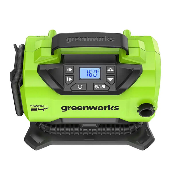 6e17ef9b3ce14a359bf04584a8d599e9 24 Volt Battery Powered 160-PSI Inflator with 2.0 Ah USB-C Battery & Charger - Green