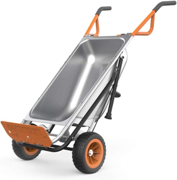 6e6e61159ff948c581f370685e6aacf1 Worx WG050 8-in-1 Aerocart Garden Cart/Wheelbarrow Heavy Duty/Dolly