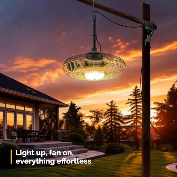 6eff2f94e4034074a4aa4c1cfe3db0f3 Outdoor Ceiling Fan with Light, Plug in Ceiling Fan with Remote, Gazebo Fans Outdoor Hanging for Patios Waterproof, Wet Rated Hanging Fan with App Control