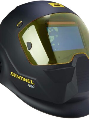 0700000800 Sentinel A50 Welding Helmet, Black, 3.93 x 2.36 in. (100 x 60 mm) Viewing Area.