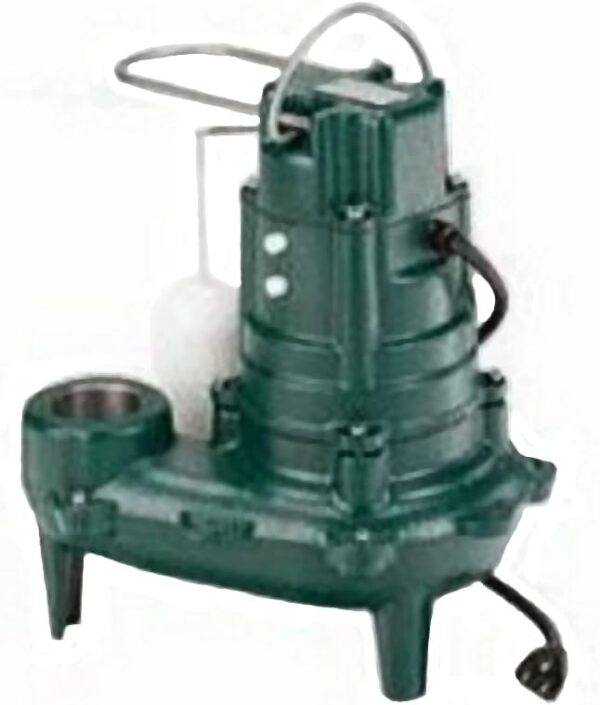 Waste-Mate 267-0001 Sewage Pump, 1/2 HP Automatic – Heavy-Duty Submersible Sewage, Effluent or Dewatering Pump