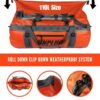 UNPLUG Ultimate Adventure Bag -1680D Heavy Duty Waterproof Travel Duffel Bags for Camping, Motorcycle Dry Bag, Waterproof Bags for Boating, Waterproof Duffle Backpack,Tactical Duffle Bag