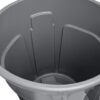 Yellow Heavy-Duty Trash/Garbage Can, (Pack of 6)