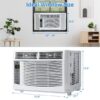 Window Air Conditioner With Reusable Filter & Controls, 6000 BTU 115V~, Suitable for 250 Sq.Ft