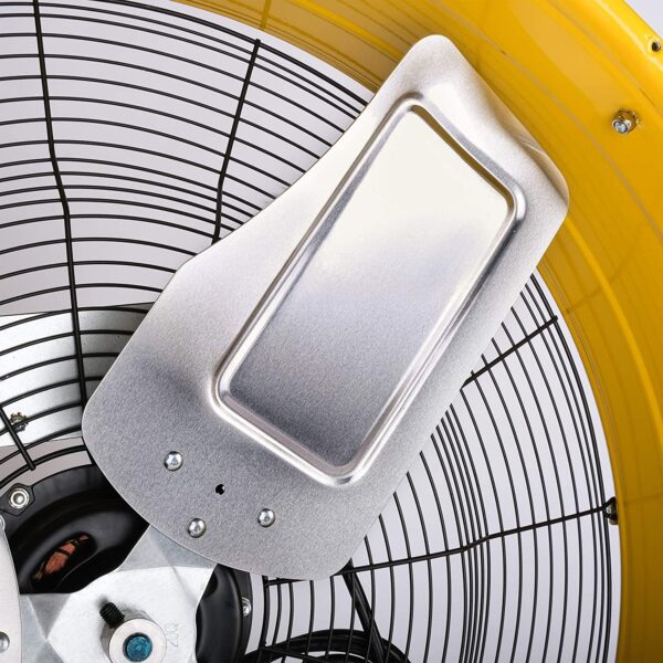 737d2c46477c4bde988c63e66d569d39 Tornado 24 Inch Grade UL Listed High Velocity Movement Heavy Duty Drum 3 Speed Air Circulator Fan 7800 CFM-Industrial, Commercial, Residential, and Greenhouse Use, Yellow
