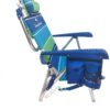 2 Backpack Beach Chairs with Storage Pouch and Towel Bar