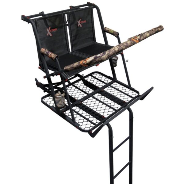 766dedb1ae2c4e61919451bde71e532a X-Stand Jayhawk 20′ Two-Person Ladder Stand
