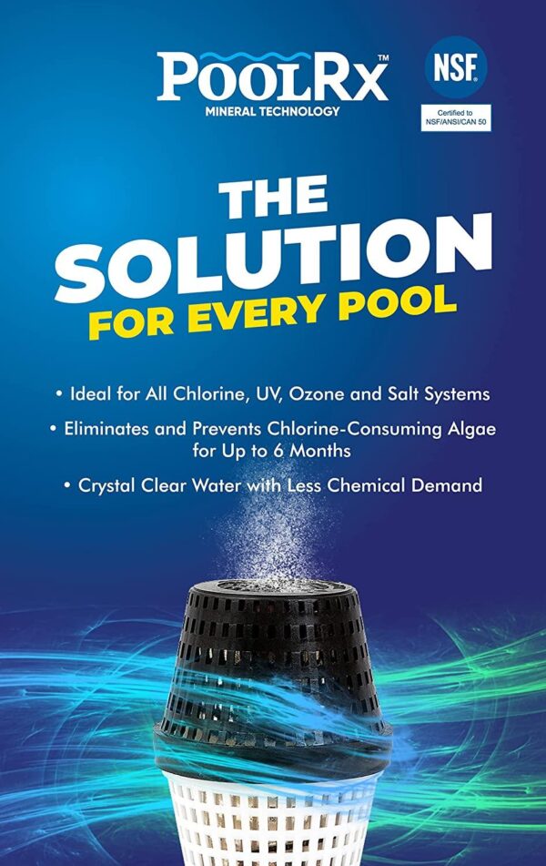 77253d7f3191452095a640c9ae50c60c PoolRx 101067 Black Units Swimming-Pool-Algaecides (4 Pack), 20,000-30,000 Gallon