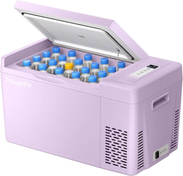 78da870d25dd43628bf8956f8e6f0f33 12 Volt Refrigerator 12V Car Fridge 23 Quart Portable Freezer Compressor Cooler 12/24V DC 110~240 Volt AC for Truck Van RV Camper SUV Travel Camping Road Trips Tailgating -7℉~50℉