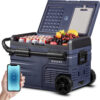 12 Volt 37 Qt. Portable Car Refrigerator, Car Freezer for Outdoor, Camping, Travel, RV,APP Control